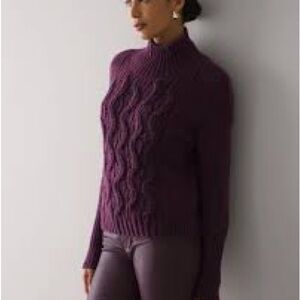 NWT White House Black Market cableknit sweater